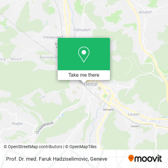 Prof. Dr. med. Faruk Hadziselimovic map