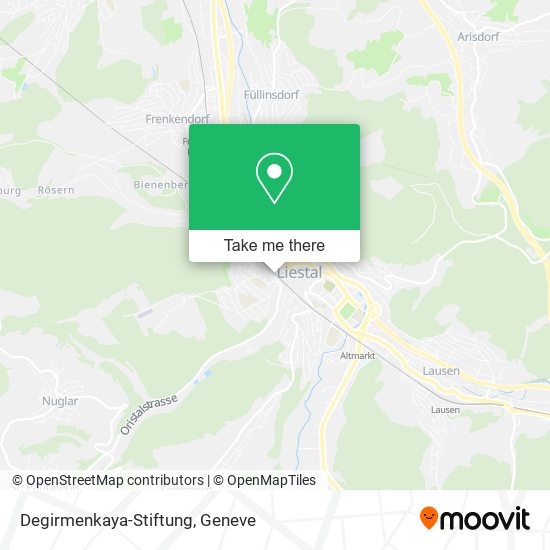 Degirmenkaya-Stiftung map