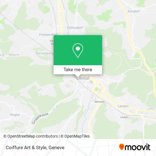 Coiffure Art & Style map