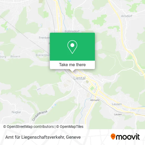 Amt für Liegenschaftsverkehr map