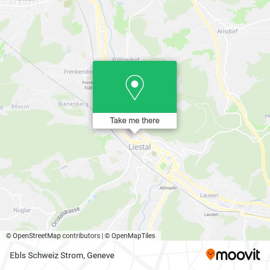 Ebls Schweiz Strom map