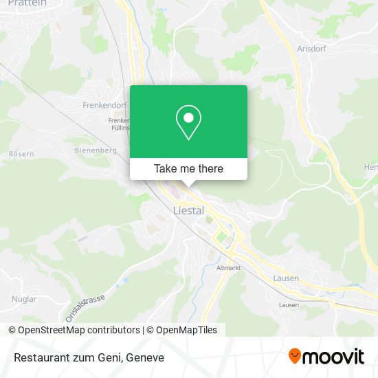 Restaurant zum Geni map