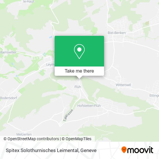 Spitex Solothurnisches Leimental map