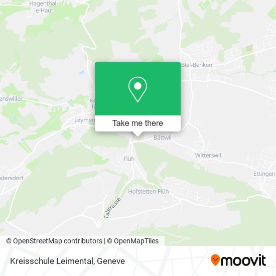 Kreisschule Leimental map