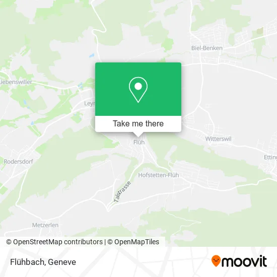 Flühbach map