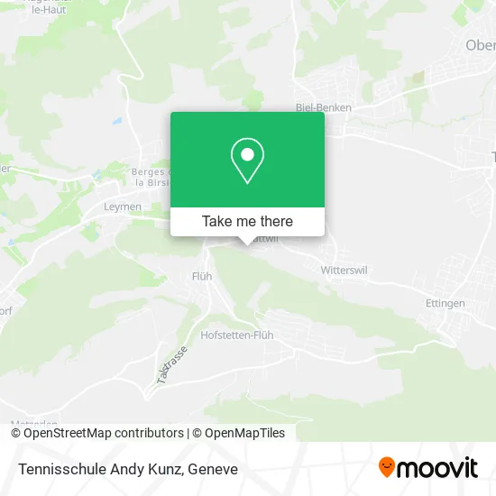 Tennisschule Andy Kunz map