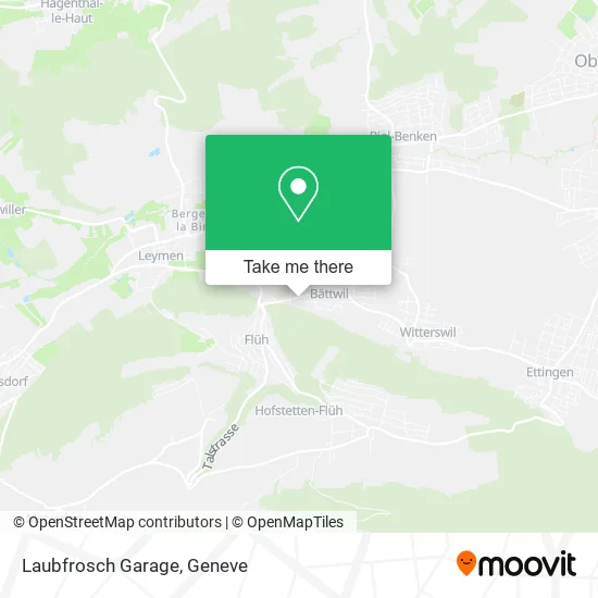 Laubfrosch Garage map