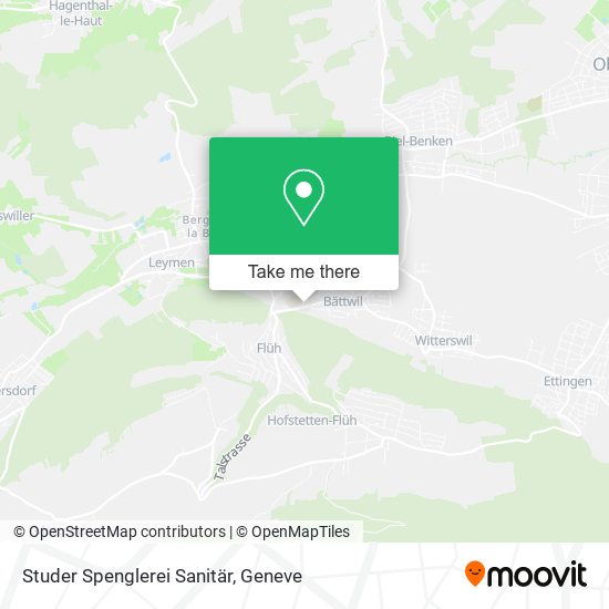 Studer Spenglerei Sanitär map