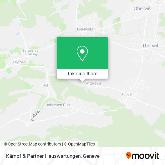 Kämpf & Partner Hauswartungen map