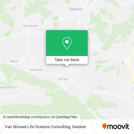 Van Wouwe Life Science Consulting map