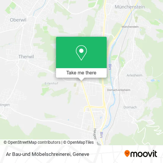 Ar Bau-und Möbelschreinerei map