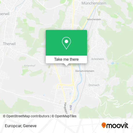 Europcar map
