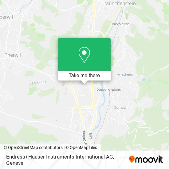Endress+Hauser Instruments International AG map