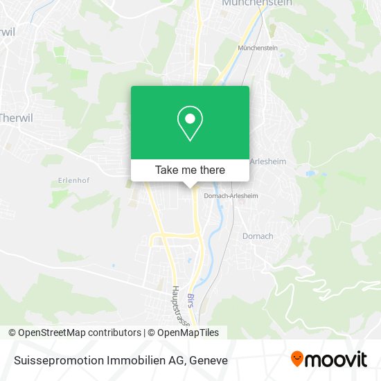 Suissepromotion Immobilien AG map