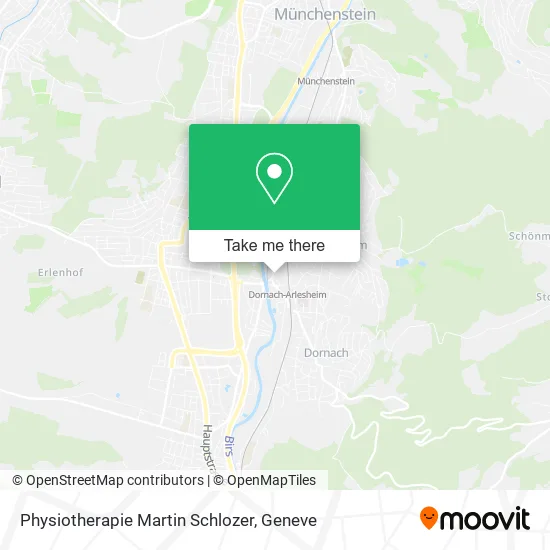 Physiotherapie Martin Schlozer map