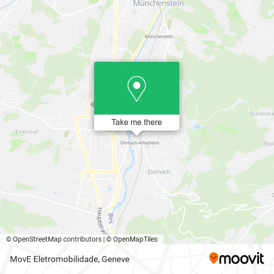 MovE Eletromobilidade map