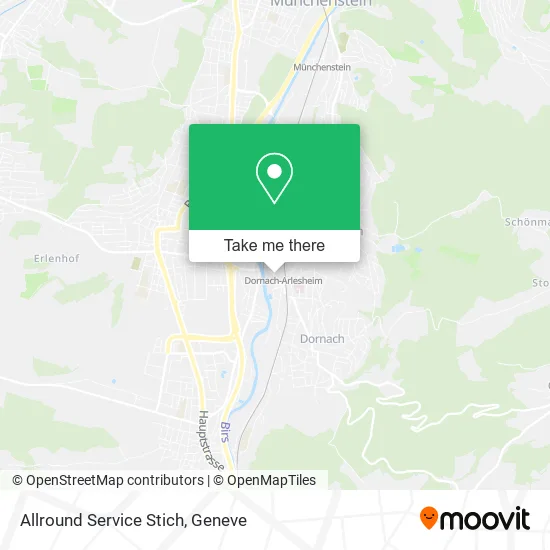 Allround Service Stich map