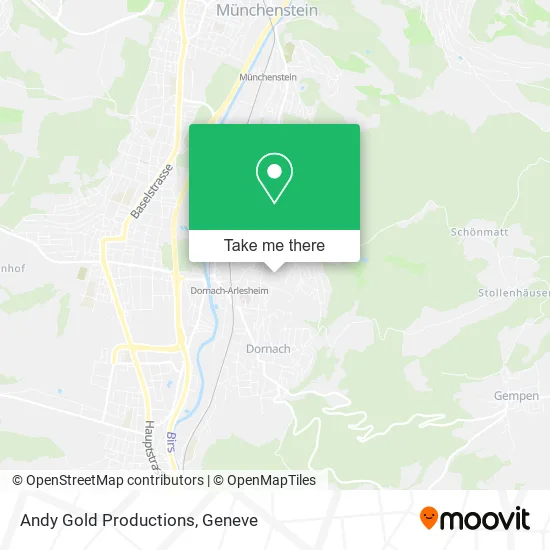 Andy Gold Productions map