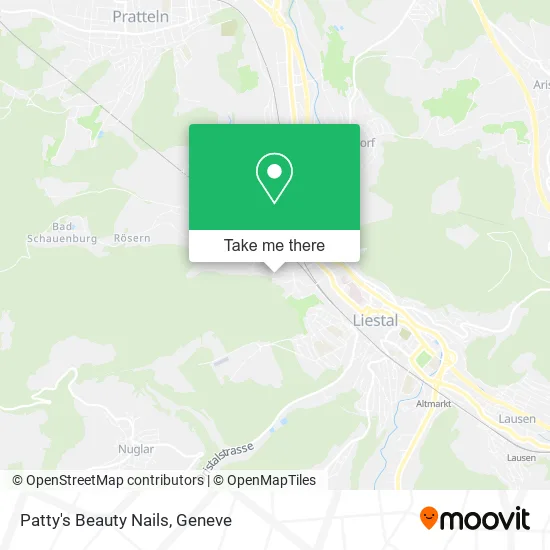 Patty's Beauty Nails map