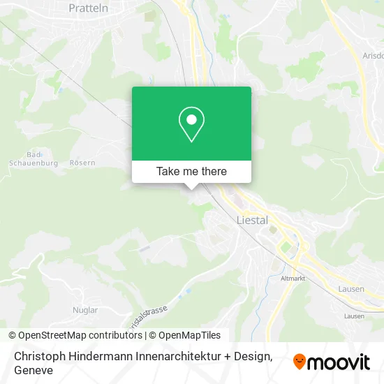 Christoph Hindermann Innenarchitektur + Design map