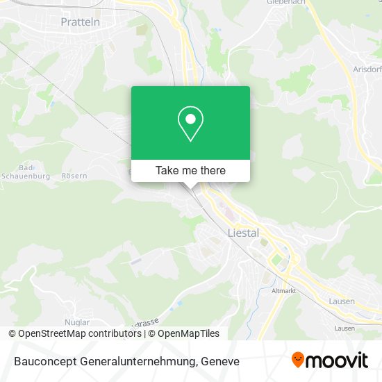 Bauconcept Generalunternehmung map