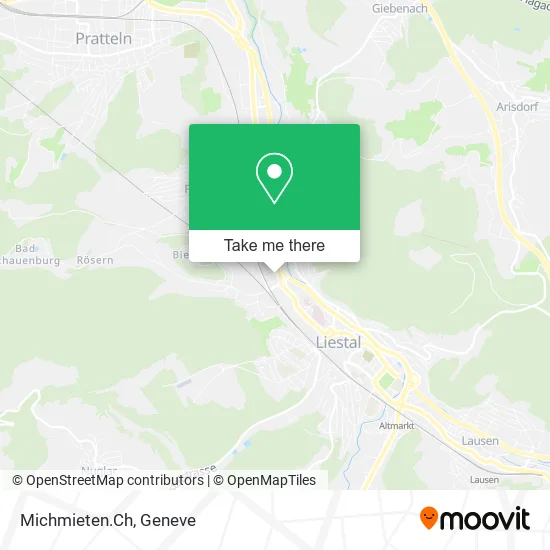 Michmieten.Ch map