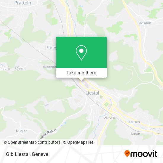 Gib Liestal map