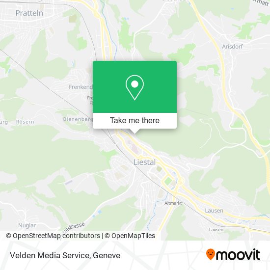 Velden Media Service map