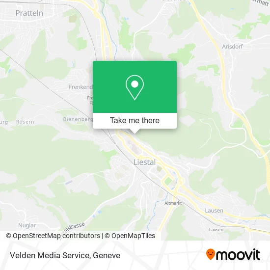 Velden Media Service map