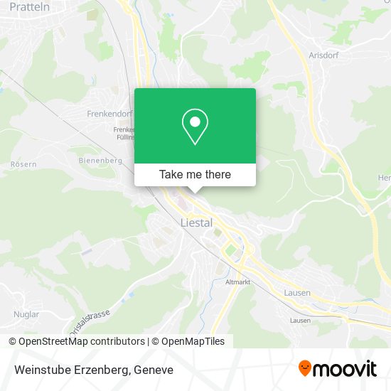 Weinstube Erzenberg map