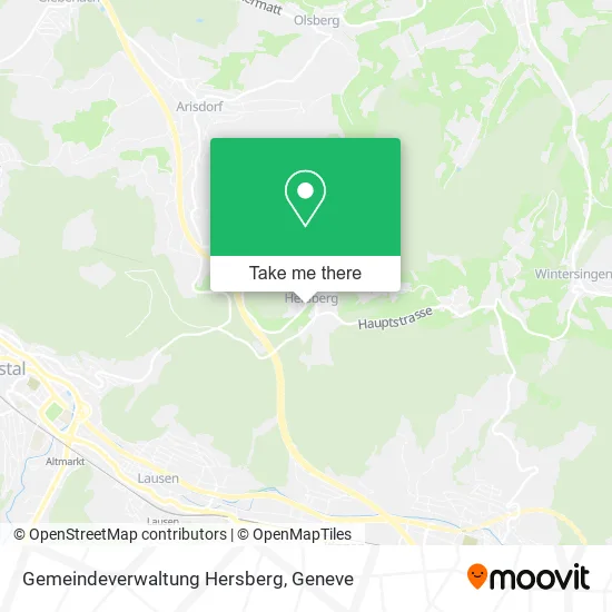 Gemeindeverwaltung Hersberg map