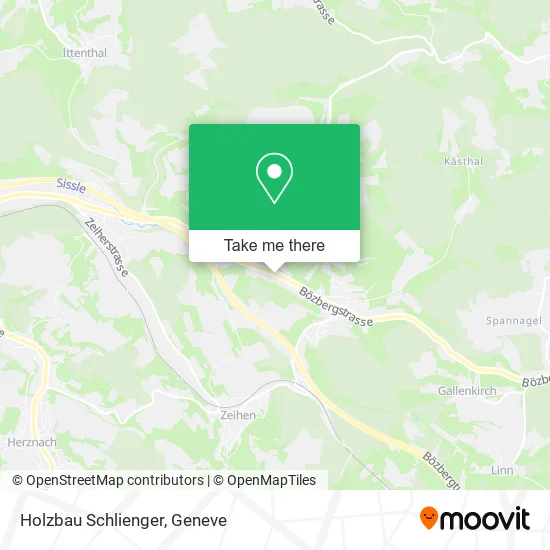 Holzbau Schlienger map