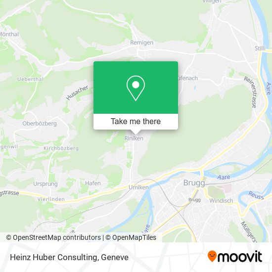 Heinz Huber Consulting map