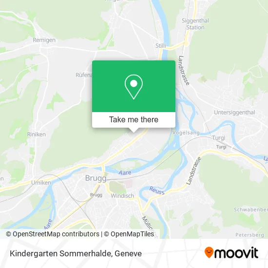 Kindergarten Sommerhalde map