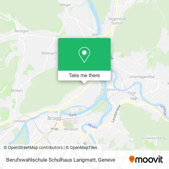 Berufswahlschule Schulhaus Langmatt map