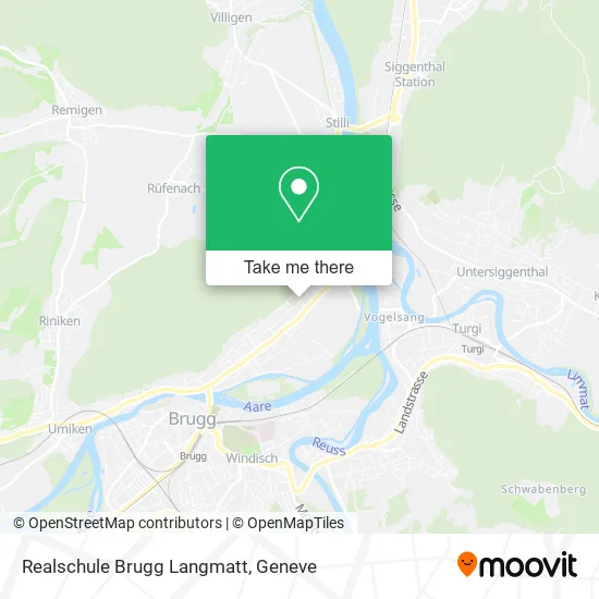 Realschule Brugg Langmatt map