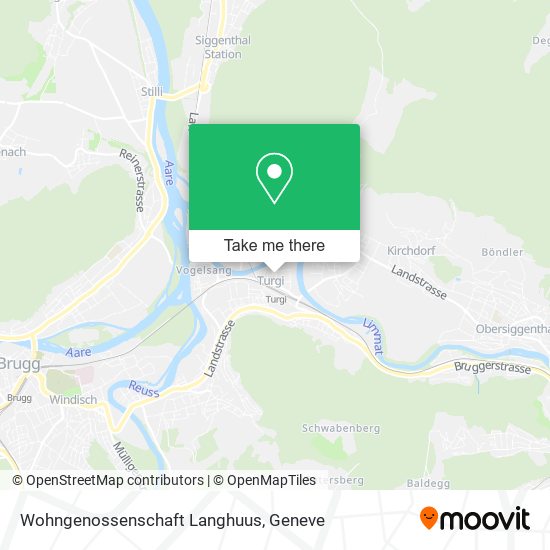 Wohngenossenschaft Langhuus map