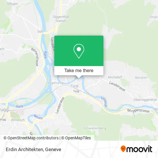 Erdin Architekten map