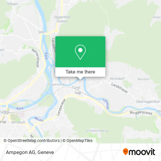 Ampegon AG map
