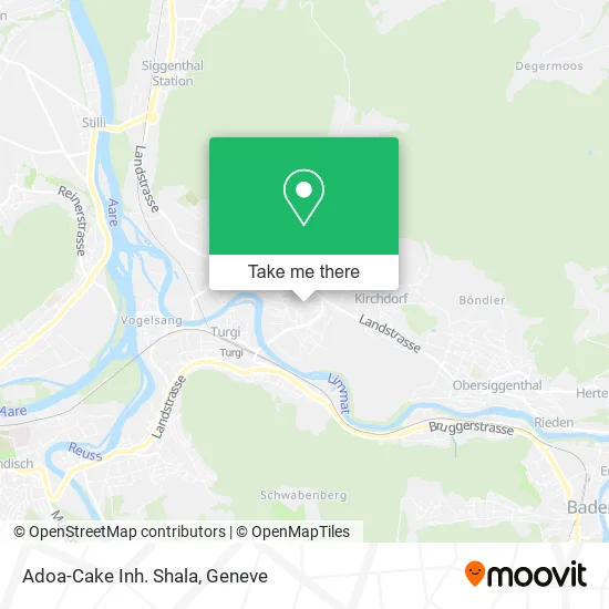 Adoa-Cake Inh. Shala map