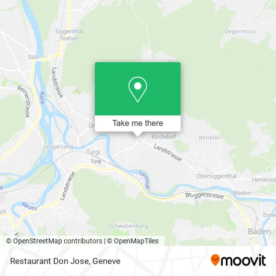 Restaurant Don Jose map