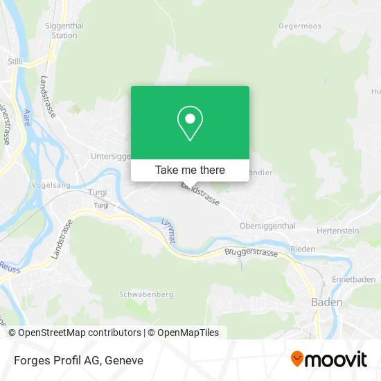 Forges Profil AG map