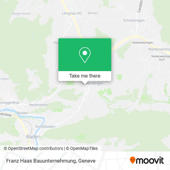Franz Haas Bauunternehmung map