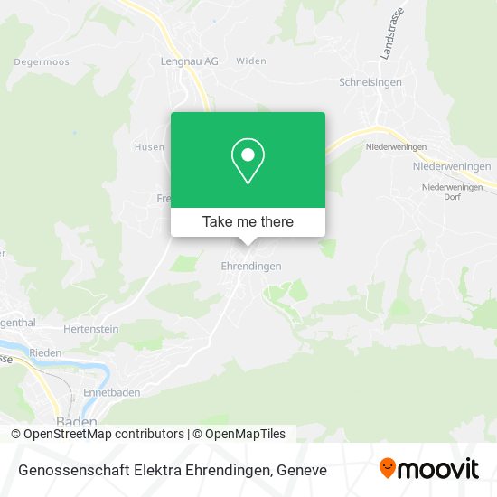 Genossenschaft Elektra Ehrendingen map