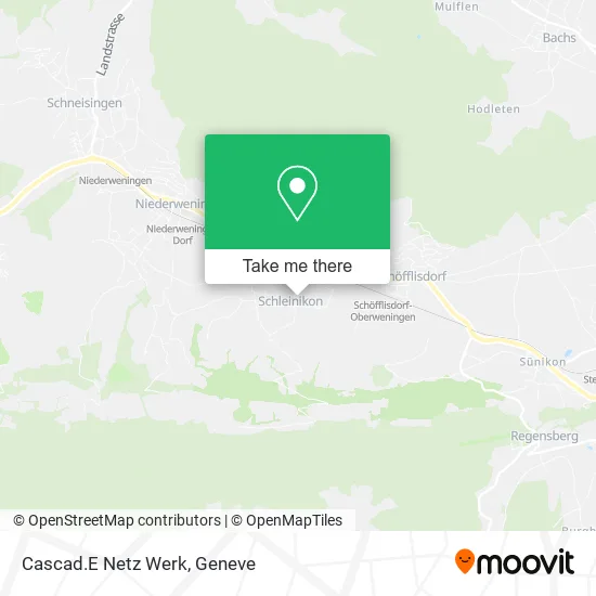 Cascad.E Netz Werk map