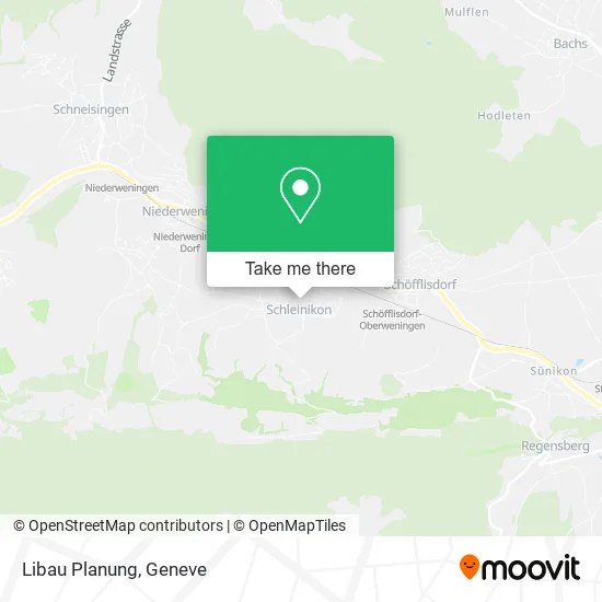 Libau Planung map