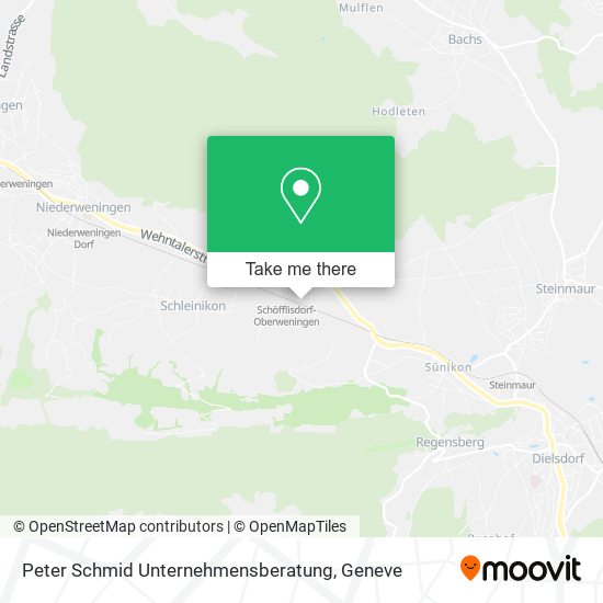 Peter Schmid Unternehmensberatung map