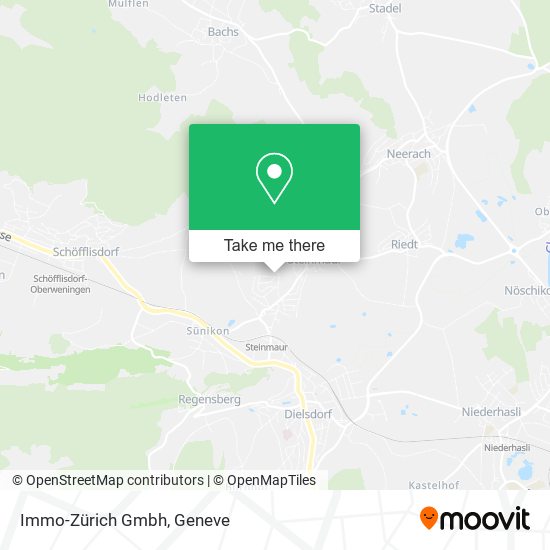 Immo-Zürich Gmbh map