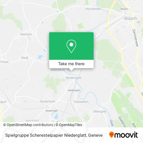 Spielgruppe Scheresteipapier Niederglatt map