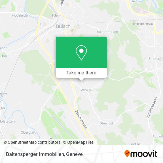 Baltensperger Immobilien map